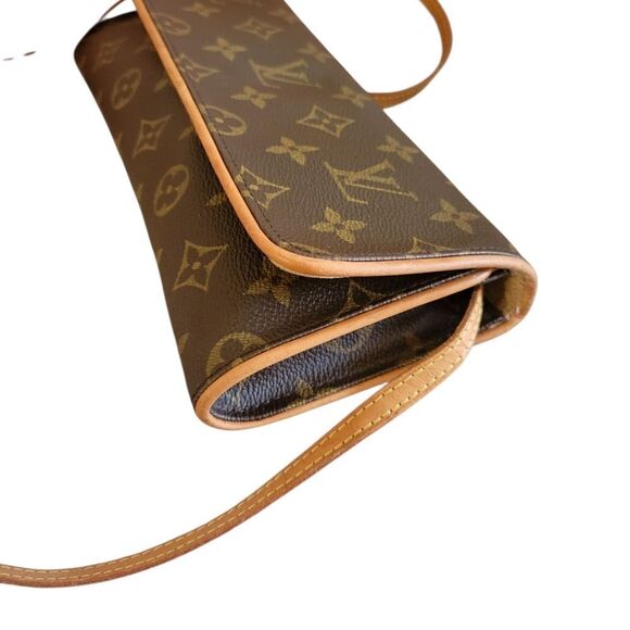 Louis Vuitton Monogram Pochette Twin GM Crossbody Bag Clutch - Picture 3 of 13